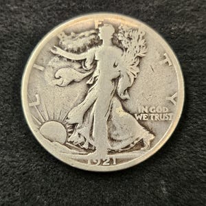 1921S Walking liberty half dollar bin#2