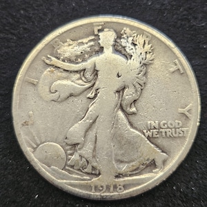 1918D Walking Liberty Half Dollar Bin #3