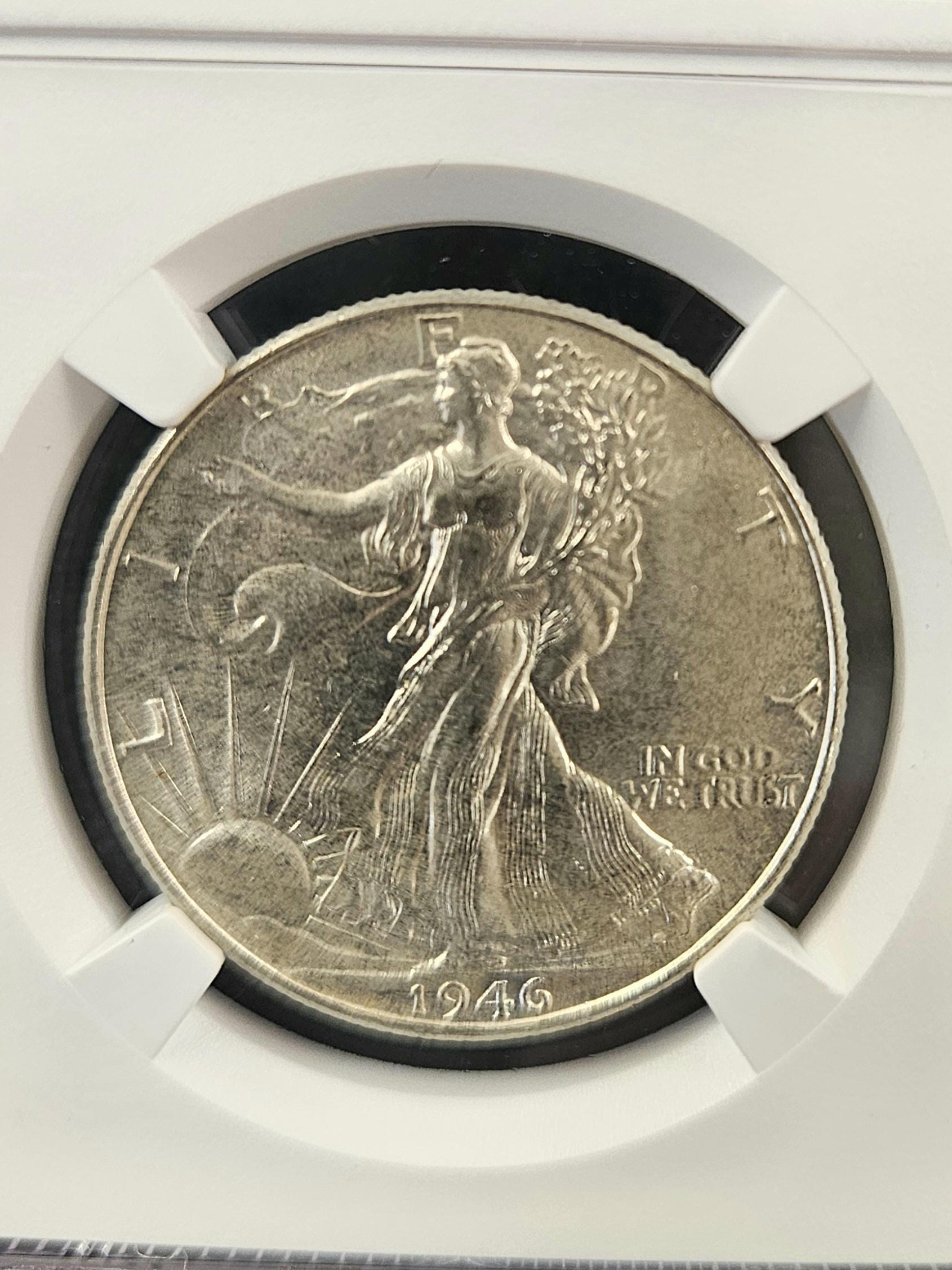1946年 スタンディング リバティ ハーフ ドル NGC MS66 ビン#5 - Etsy 日本