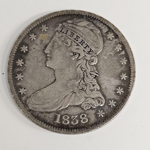 1838 Capped Bust Half Dollar Bin#4