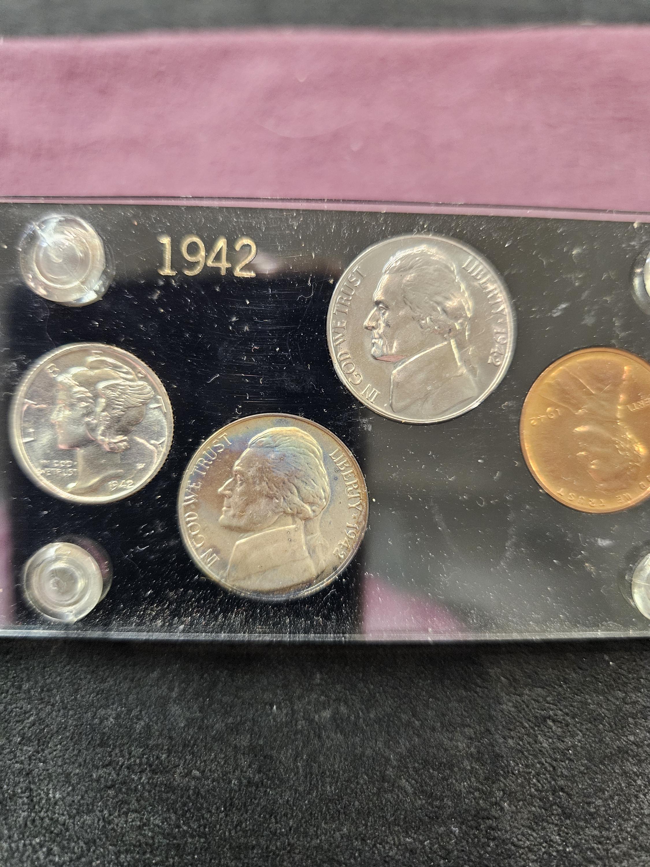 1942 US Proof Set in Capital Holder Bin#4