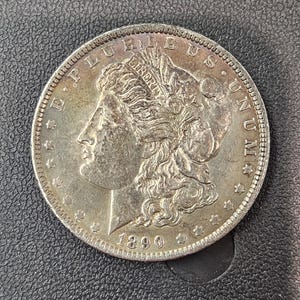Poubelle n°4 dollar Morgan en argent 1890