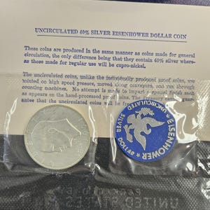1971 Eisenhower silver dollar BIN #3