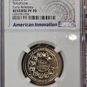 2020 1Dollar American Innovation Mass. state. Telephone Early Releases NGC Reverse Pf70 bin#4