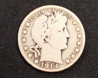 1914S Barber Half Dollar