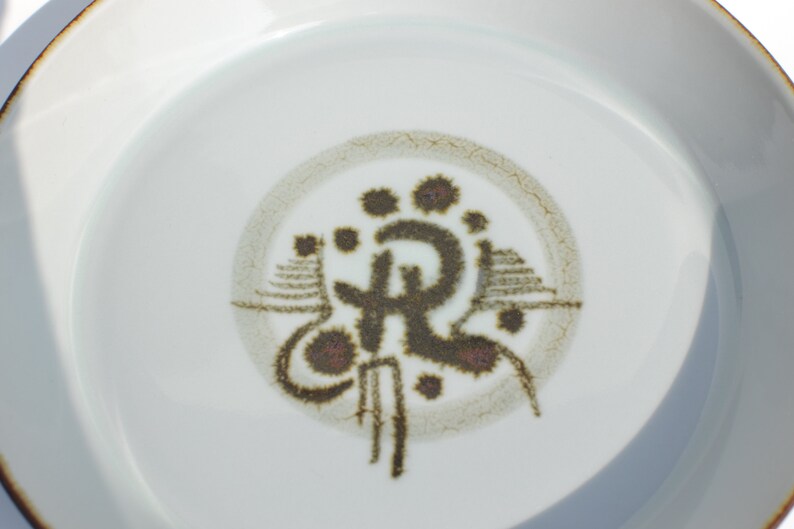 Large plate 23cm Desiree Thule Denmark Retro Stoneware 60s Danish design