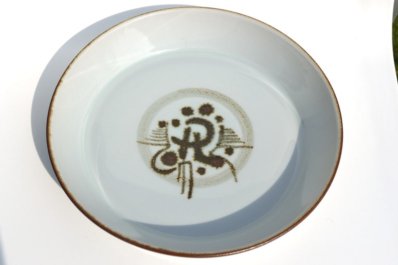 Large plate 23cm Desiree Thule Denmark Retro Stoneware 60s Danish design