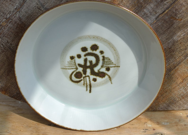 Large plate 23cm Desiree Thule Denmark Retro Stoneware 60s Danish design
