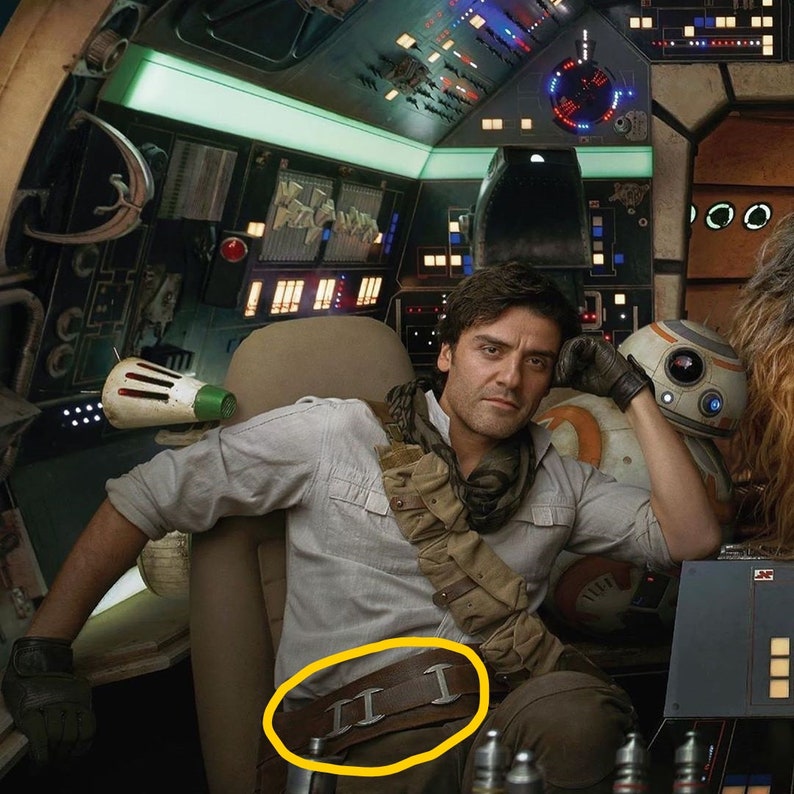 Rise of Skywalker Star Wars Poe Dameron Belt Loop Greeble