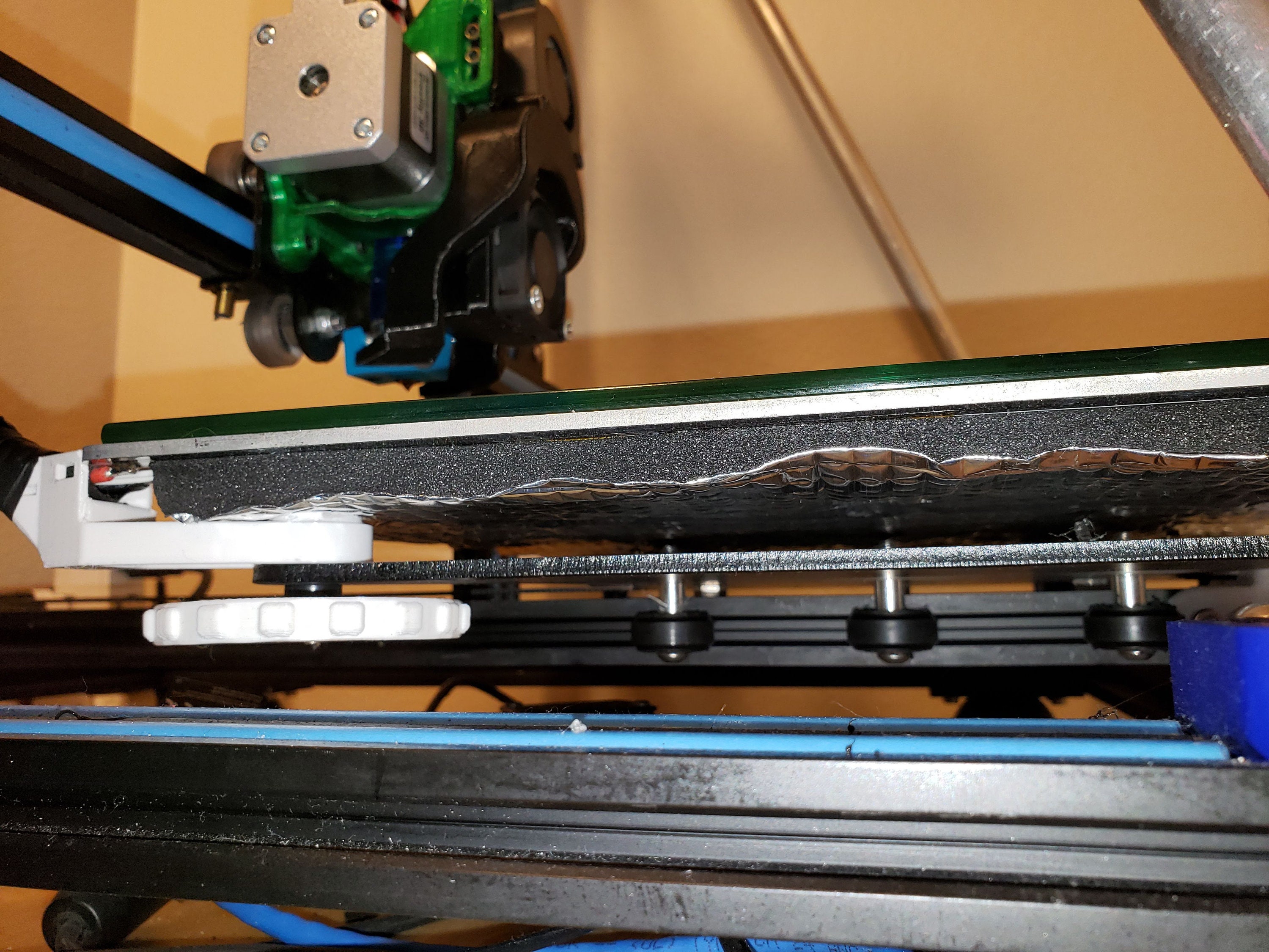 Avec CR-10 Ender 3 imprimante 3D supports de lit chauffant pièces