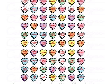 Download Candy Hearts Svg Etsy PSD Mockup Templates