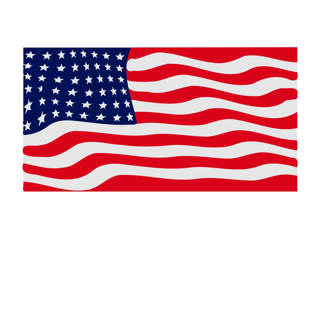 Download American Flag Wave SVG Design Cutting File also includes ...