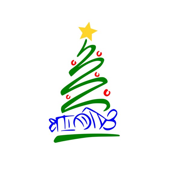 Download Free Christmas Tree Svg W Star Cutting File Includes Png For Etsy SVG DXF Cut File
