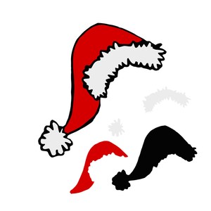 Download Christmas Bear W Santa Hat Svg Design Cutting File Also Etsy Yellowimages Mockups