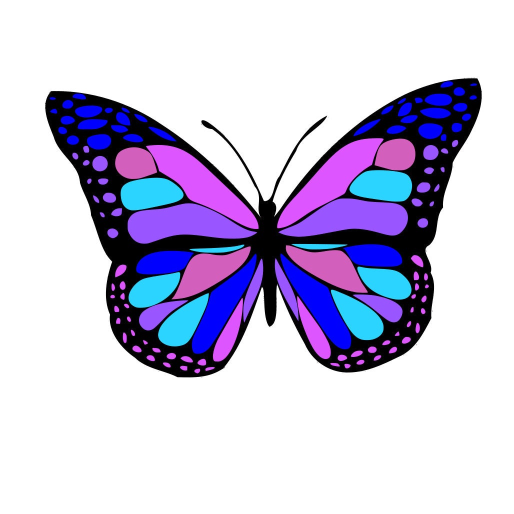 Butterfly SVG Design Cutting File also includes PNG for | Etsy