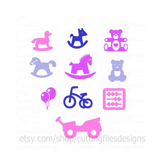 Download Baby Toddler Toys Svg Cutting File W Png For Cricut Design Etsy