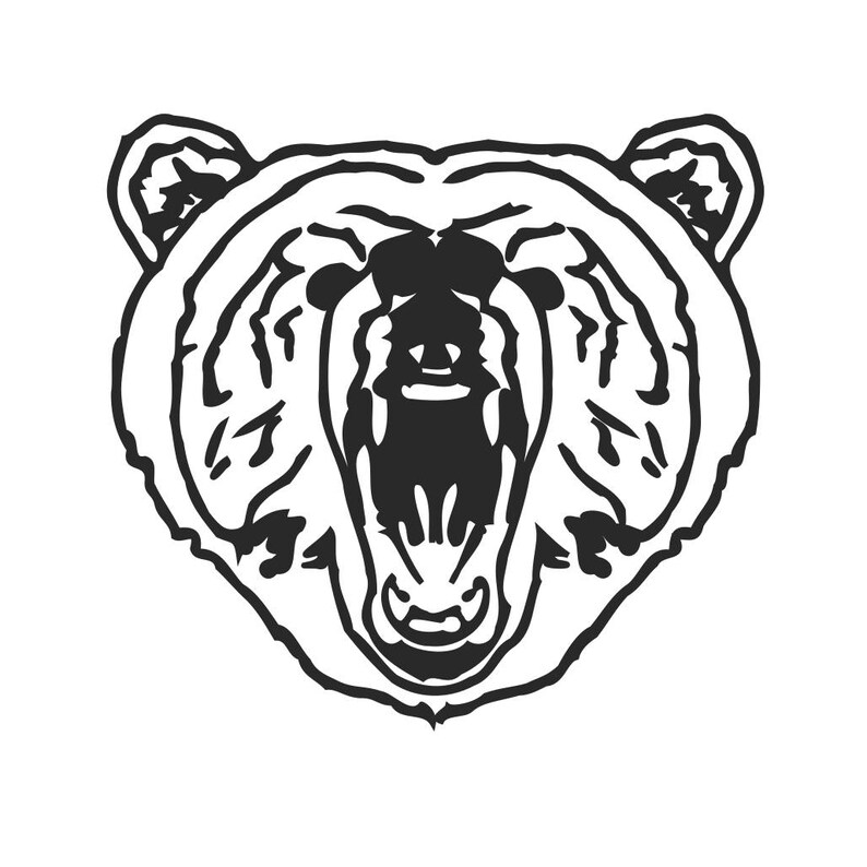 Download Bear Face SVG Design Cutting File also includes PNG for | Etsy