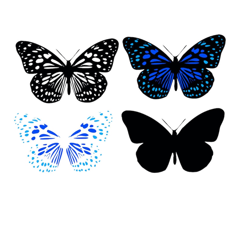 Download Butterfly SVG Design Cutting File also includes PNG for | Etsy