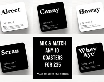 Mix & Match Any 10 x Coasters