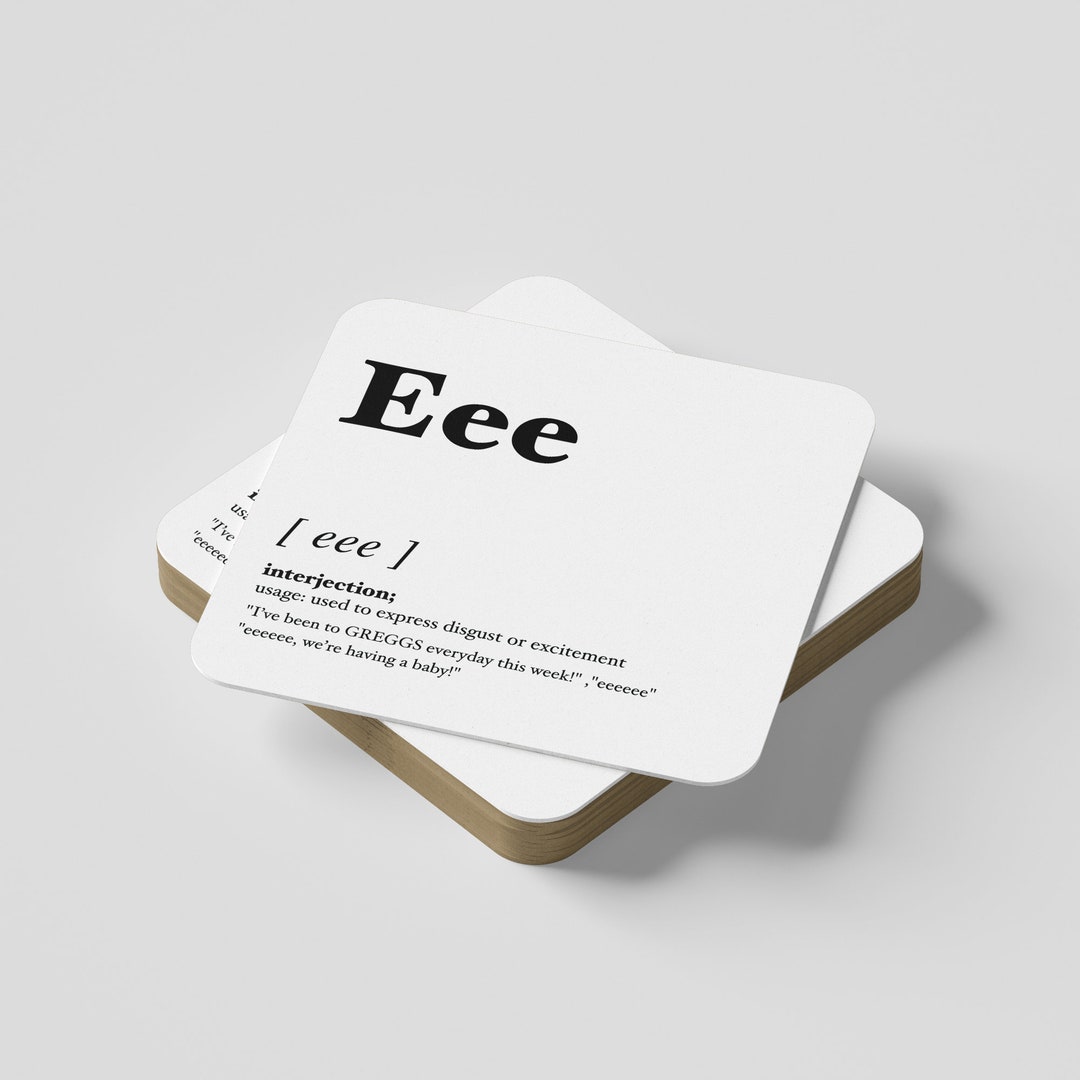 Eee Geordie Dialect Coaster Newcastle Slang Coaster Newcastle Dialect