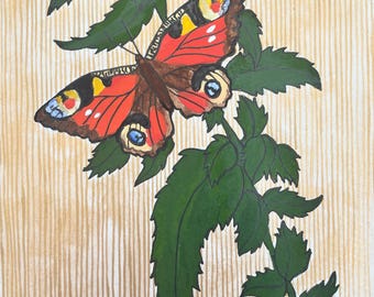 Farfalla pavone - Originale