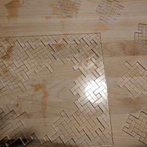 14 Piece &quot;Weave 2&quot; Laser Cut Jigsaw Puzzle DIGITAL FILE