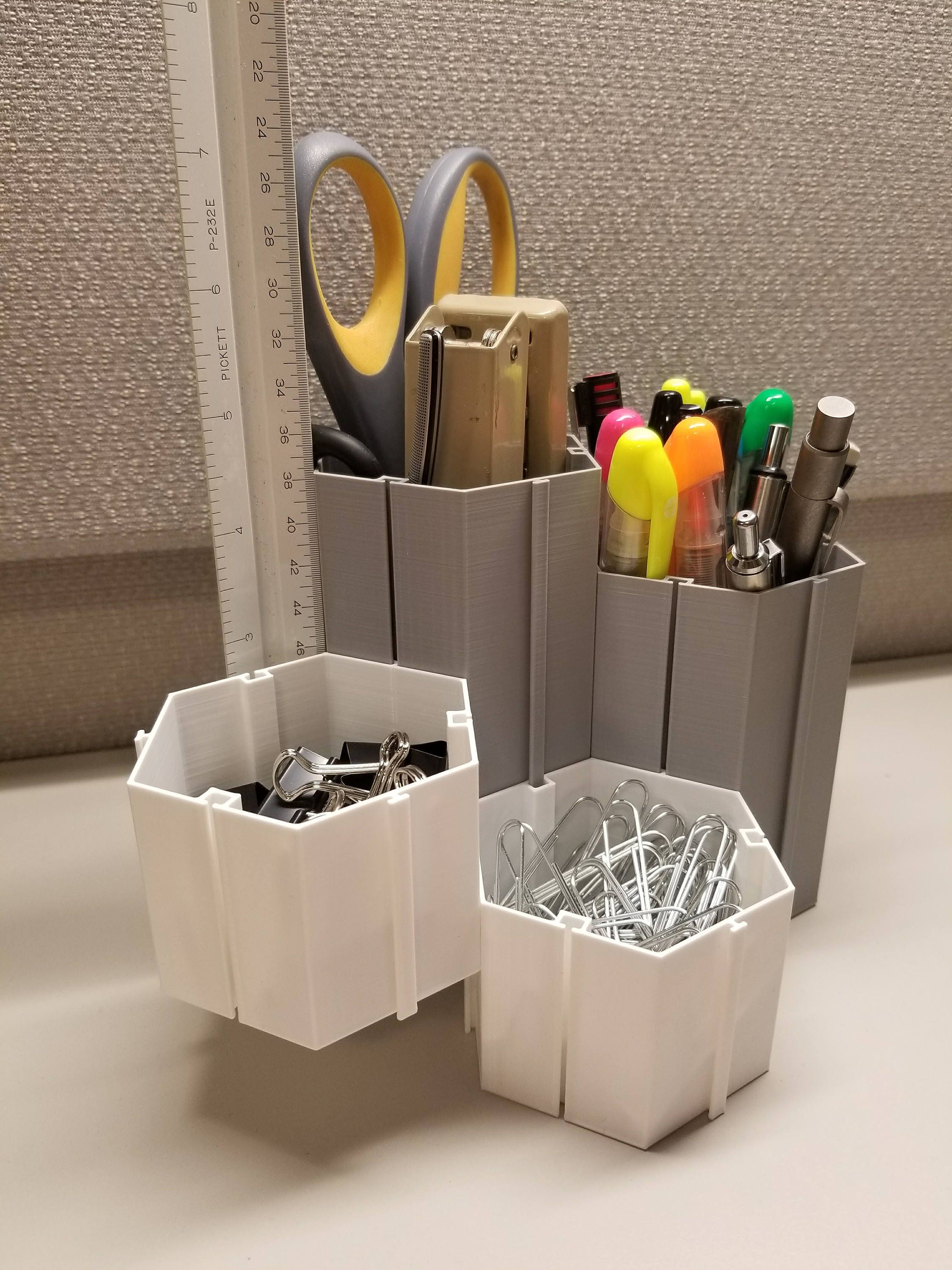 Custom Desk Organizer Set Configurable Etsy