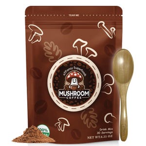 aTFancy Superfoods Organic Mushroom Coffee – 6.35 oz, 30 Servings (Pack of 1)