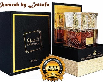 Lattafa Khamrah Perfume - Long-Lasting Eau De Parfum 100ml - Exquisite Fragrance - Unisex - Timeless Scent - Elegant Gift