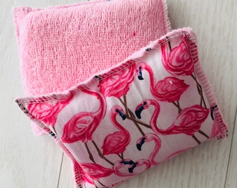 Pink Flamingo UnSponges - Reusable Sponges