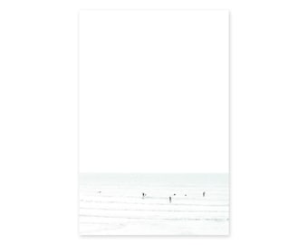 Surffotografie - ingelijste surfkunst - kunst aan de muur surfen - Decor strandhuis - kunst aan de muur kust - extra grote prints - minimalistische kunst