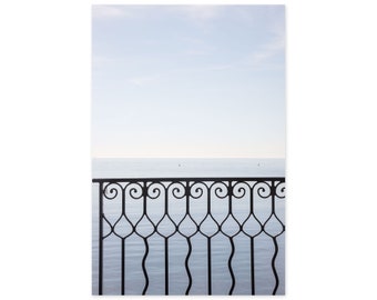 French Riviera Travel Photography - Mediterranean Sea - Relaxing Navy Blue Wall Art - Large Framed Prints - Coastal Wall Decor - Côte d'Azur