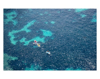 Mediterranean Sea - Turquoise, Blue, Teal - Fine Art Photography - Côte d'Azur Aerial View - Coastal Wall Decor - Large Framed Prints