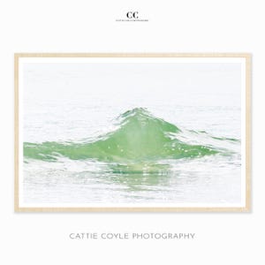Ocean Waves Photography Art Print - Coastal Wall Decor - Large Framed Seascape Print - Beach House Wall Art - Gift for Beach Lovers