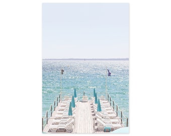 French Riviera Photography Art Print - Framed Turquoise Wall Art - Beach House Decor - Mediterranean Sea - Coastal Wall Decor - Côte d'Azur