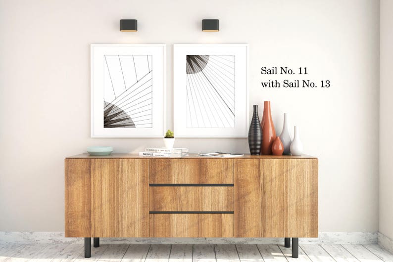 Nautical Wall Art Black and White Photography Large Framed | Etsy