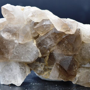 Rauchquarz – 298 Gramm – Col de Talèfre, Mont-Blanc-Massiv, Chamonix, Haute-Savoie, Auvergne-Rhône-Alpes, Frankreich