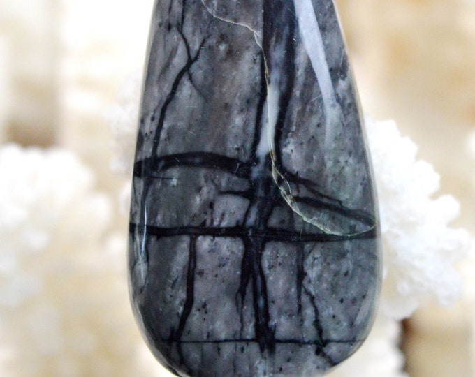 50 Carat Picasso Jasper - Natural Gemstone Cabochon Pendant - Utah, USA // AH70