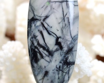 50-carat Picasso Jasper - natural stone cabochon pendant - Utah, USA // AH44