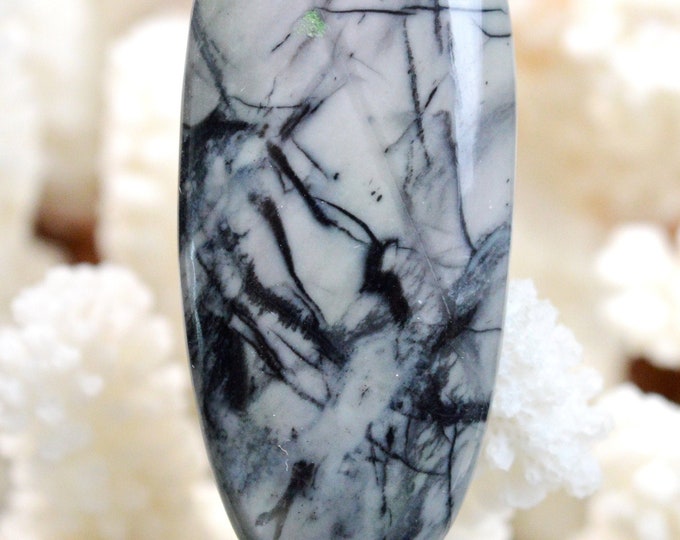 50 carat Picasso Jasper - natural stone cabochon pendant - Utah, USA // AH44