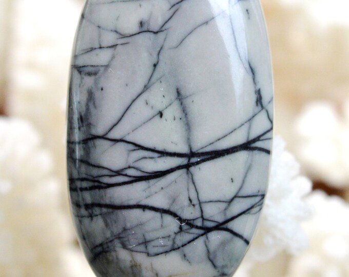 Picasso Jasper 61 carats - natural stone cabochon pendant - Utah, USA // AH42