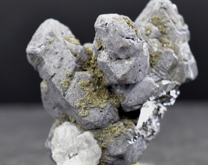 Galena & Quartz - 86 grams - Bou Nahas Mine, Oumjrane mining area, Alnif Cercle, Tinghir Province, Drâa-Tafilalet Region, Morocco