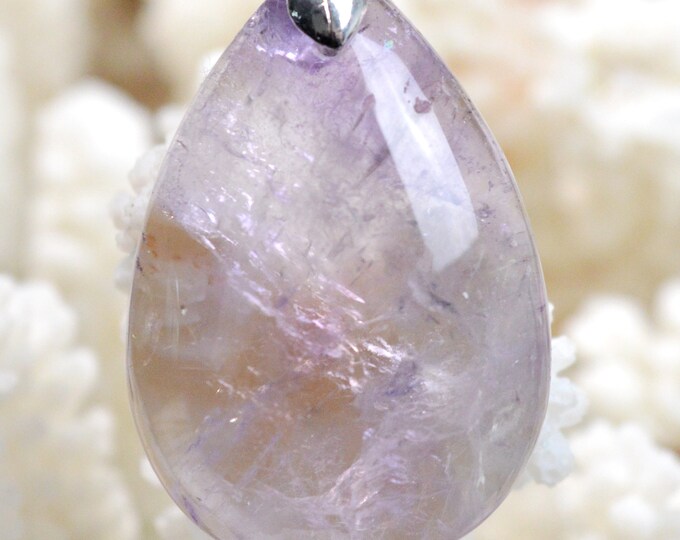 Amétrine 65 carats - pendentif cabochon pierre naturelle - Bolivie // REF AP6