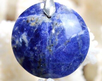 Sodalite 45 carats - natural stone cabochon pendant - Brazil // Ref AE97