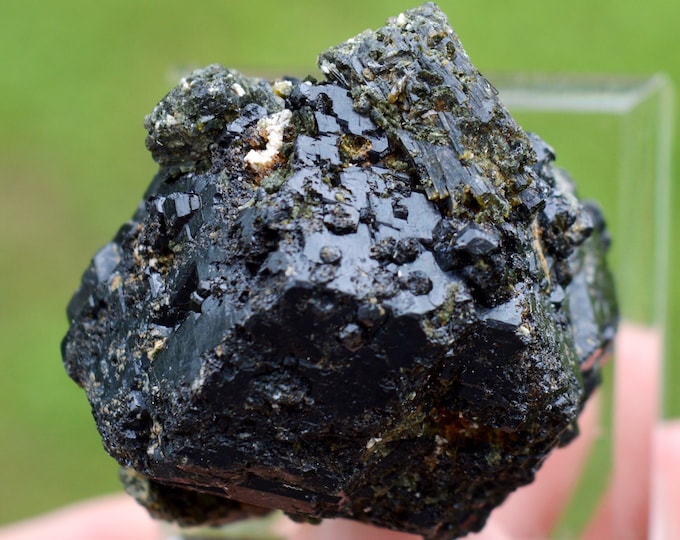 Andradite garnet var. melanite 101 grams - Arrondissement of Diakon, Bafoulabé Cercle, Kayes Region, Mali