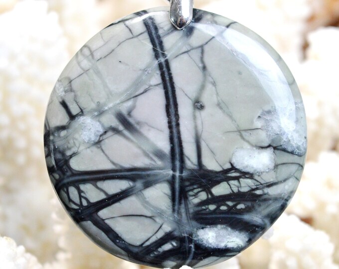 125 Carat Picasso Jasper - Natural Gemstone Cabochon Pendant - Utah, USA // AH18