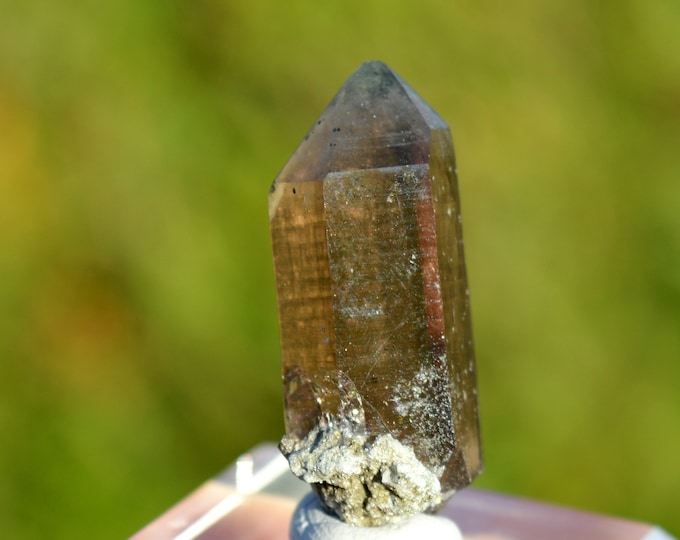 Smoky quartz 10 grams - Minstigertal (Münstigertal), Münster, Goms, Valais, Switzerland
