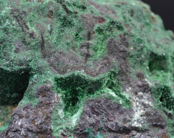 Cuprite Malachite 630 grams - Kolwezi District, Katanga, CONGO - RARE