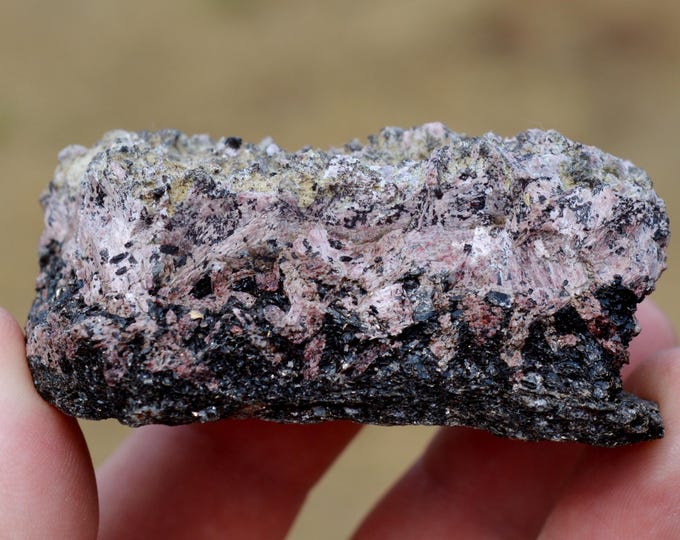 Piemontite 120 grams - Praborna Mine, Servette-Chuc mining complex, Saint-Marcel, Aosta Valley, Italy