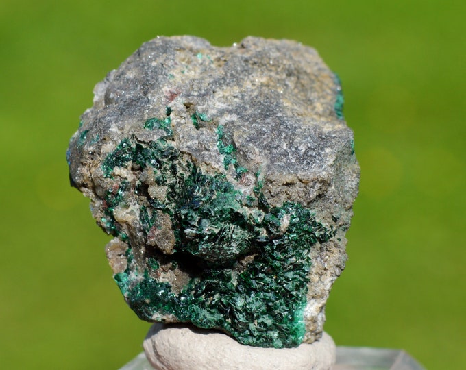 Malachite 52 grams - Tenke Mine, Tenke-Fungurume area, Lualaba, DR Congo